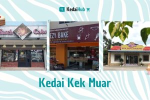 Kedai kek di Daerah Muar, Malaysia