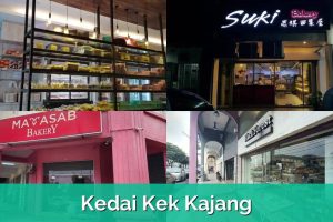 Kedai kek di Kampung Pasir Gudang Baru, Malaysia