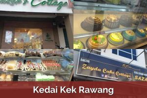Kedai kek di Rawang, Malaysia